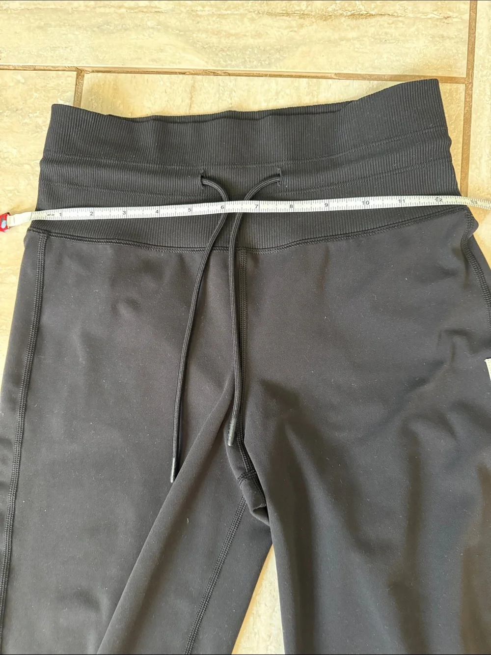 Vuori Daily Leggings Black High-Rise Drawstring - Picture 10 of 16